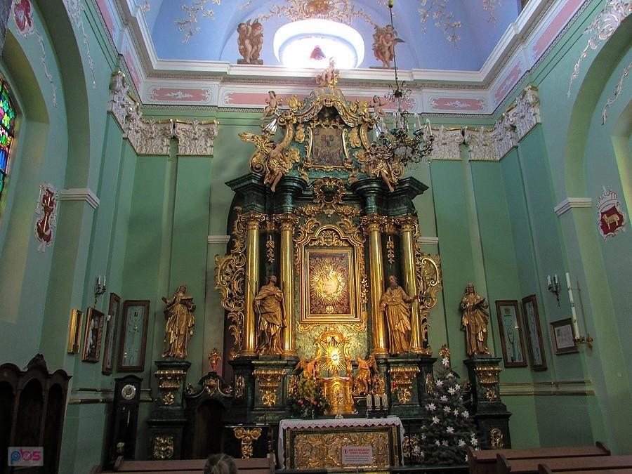 Kolegiata w Łasku - kaplica Matki Bożej Łaskiej