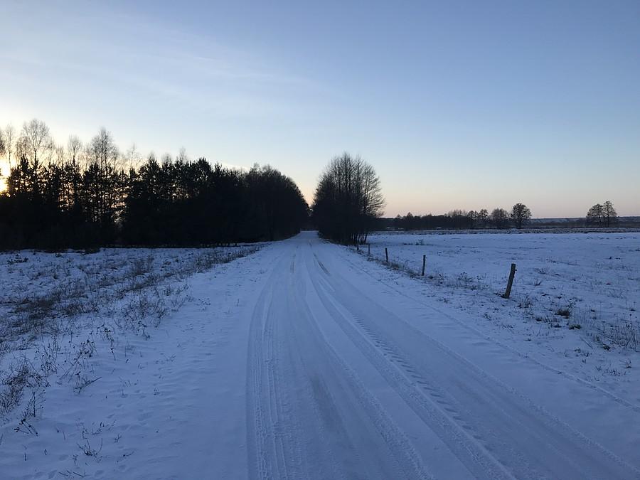 a na drogach lód