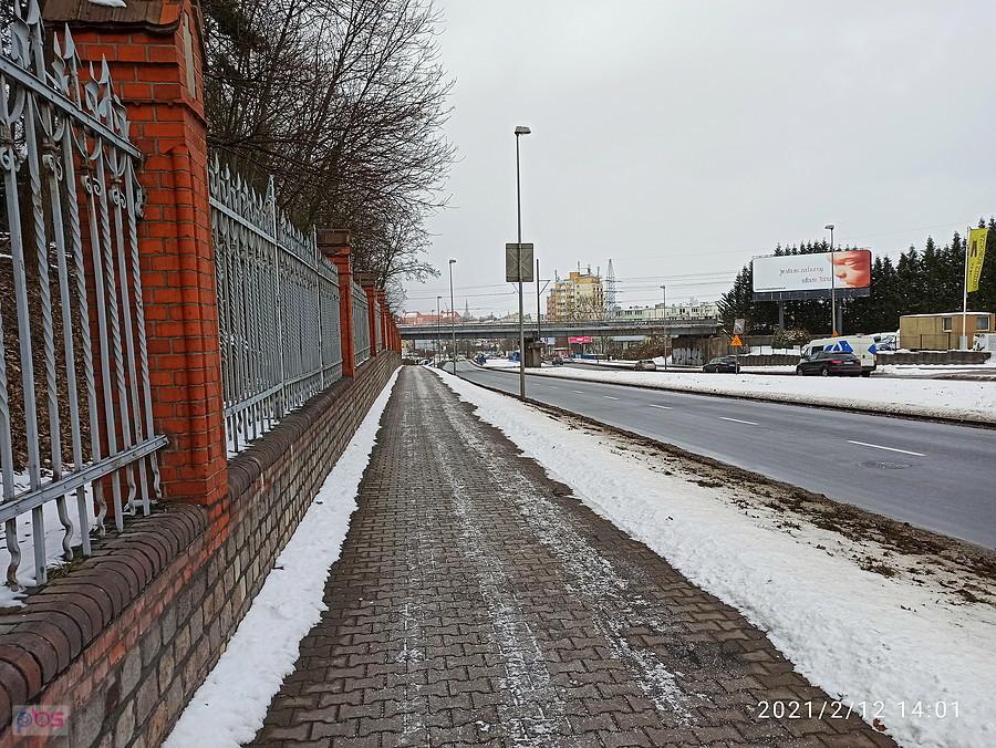 Ulicą Mieszka I do centrum Szczecina.