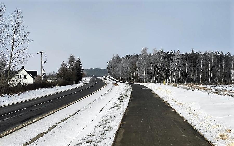 DDR wzdłuż WPN w większości ładnie odśnieżona