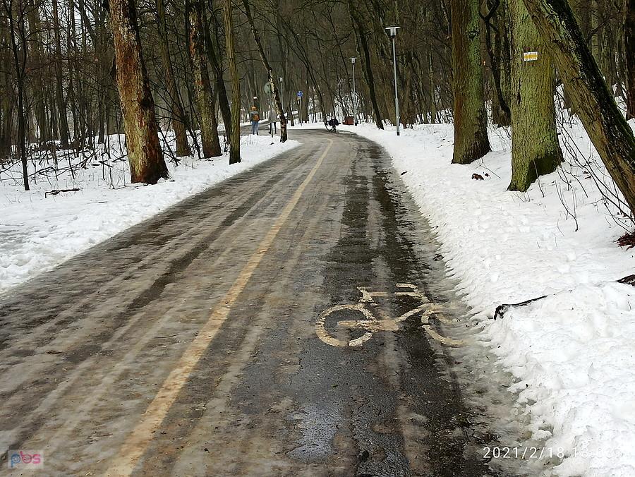 I jak tu jechać po takiej ścieżce rowerowej