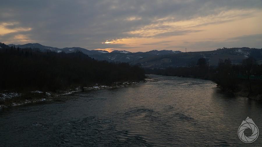 Dunajec z jednej z kładek