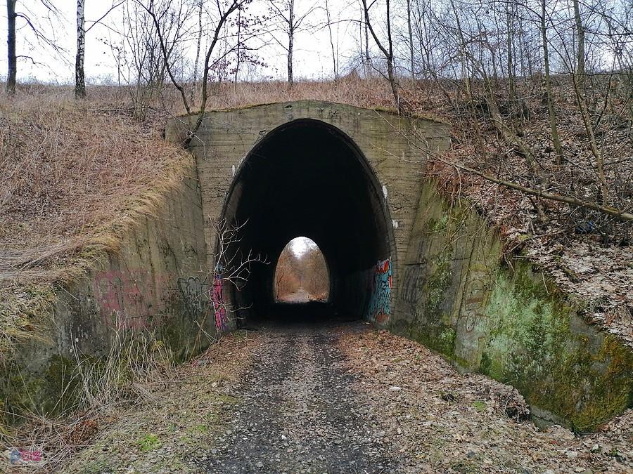 Tunel kolei piaskowej w Orzegowie