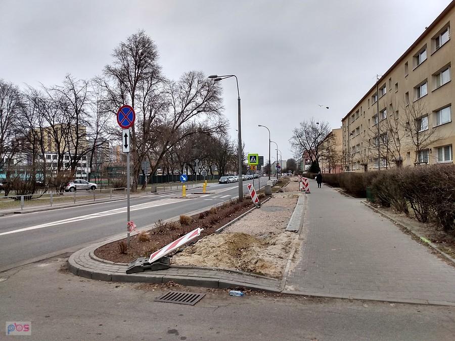 Ddr na Olbrachta w budowie