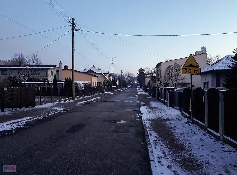 Częstochowa - ul. Wyspiańskiego - w drodze do pracy