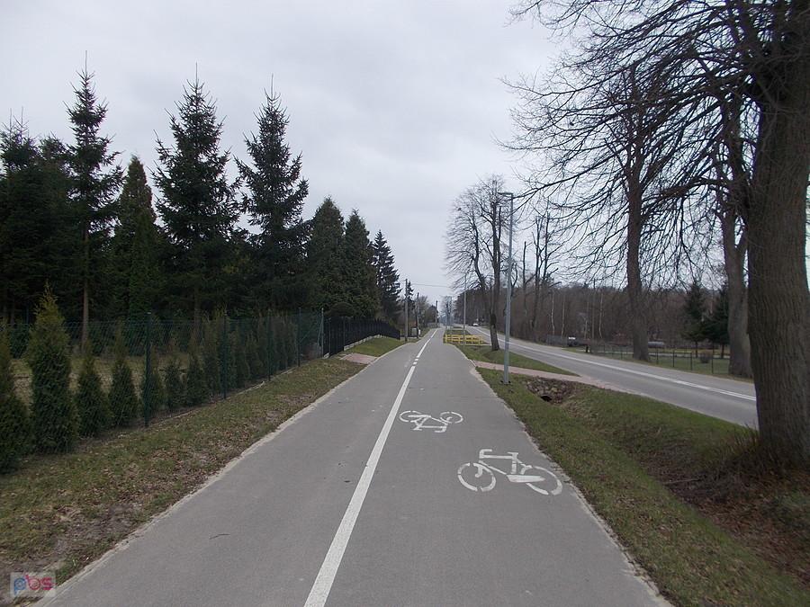 Ścieżka rowerowa na Fromborskiej
