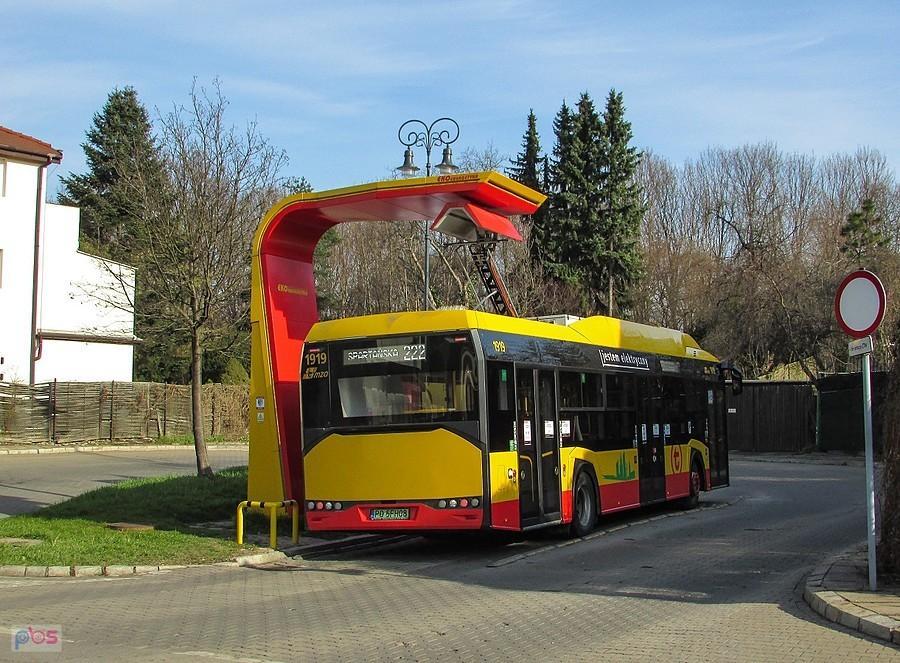 Ładowarka do autobusów elektrycznych na pętli Spartańska