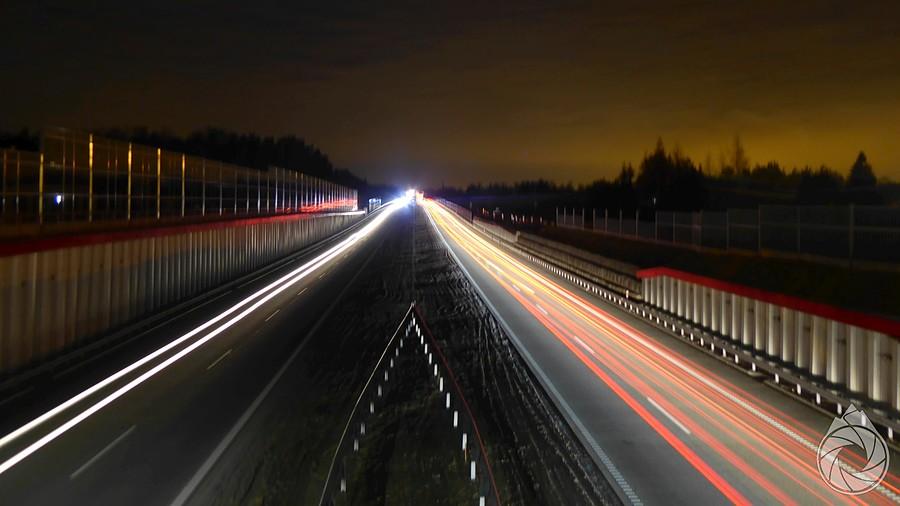 tranzyt nad rozświetloną S7