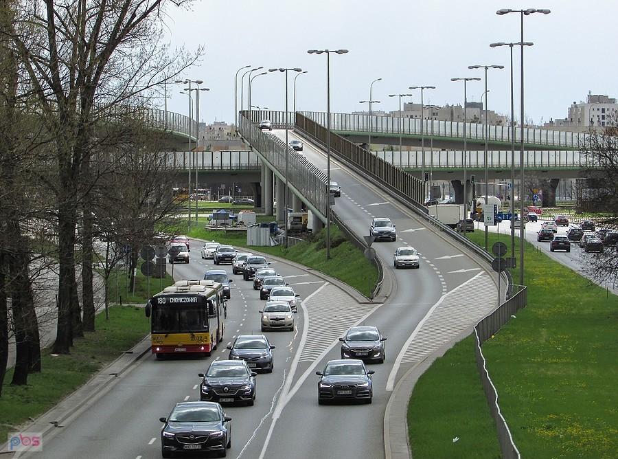 Czerniakowska i estakady Trasy Siekierkowskiej