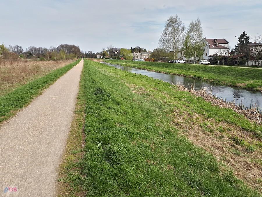 Warta w częstochowskiej dzielnicy Zawodzie-Dąbie