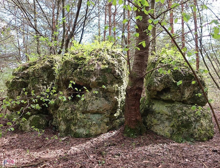 Niewielkie skałki