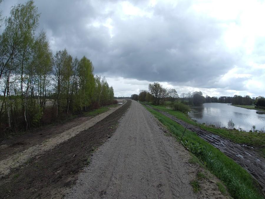 Wał przeciwpowodziowy na Bugu