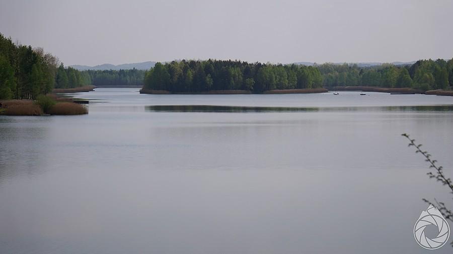 Sosina udaje jeziora mazurskie
