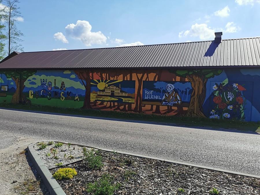 Mural w Woli Cygowskiej