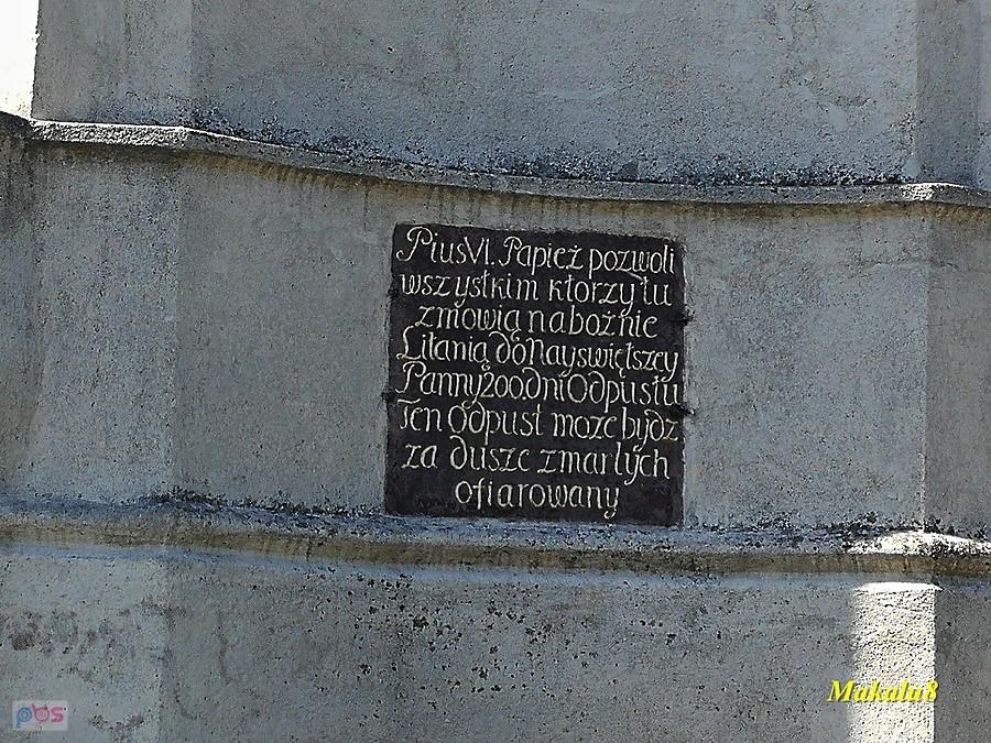 Kolumna Maryjna z XVIII w.