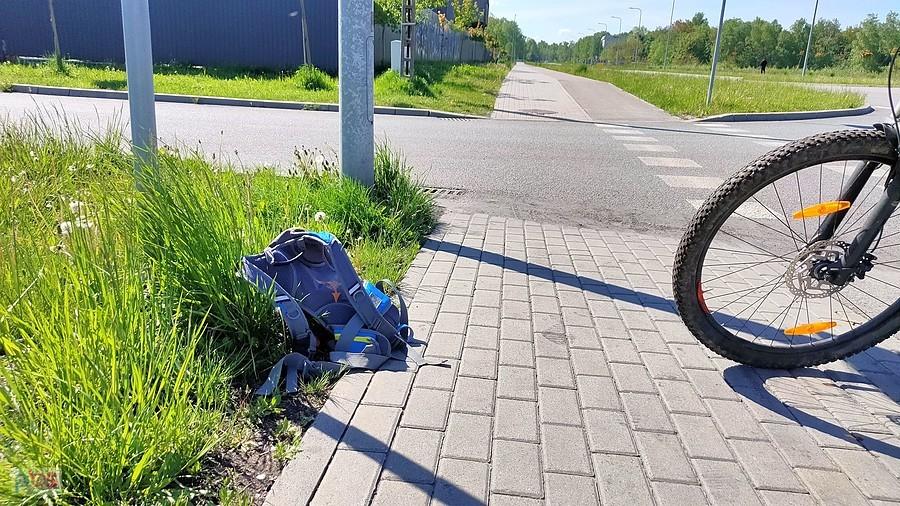 Plecak jak leżał tak leży
