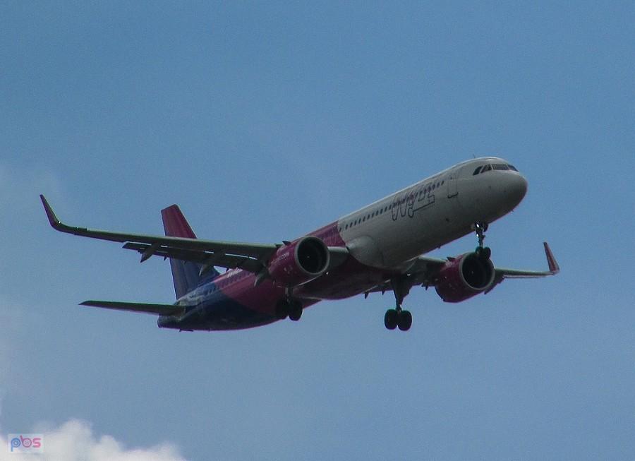 Airbus A321 Wizz Air, lot z Kijowa