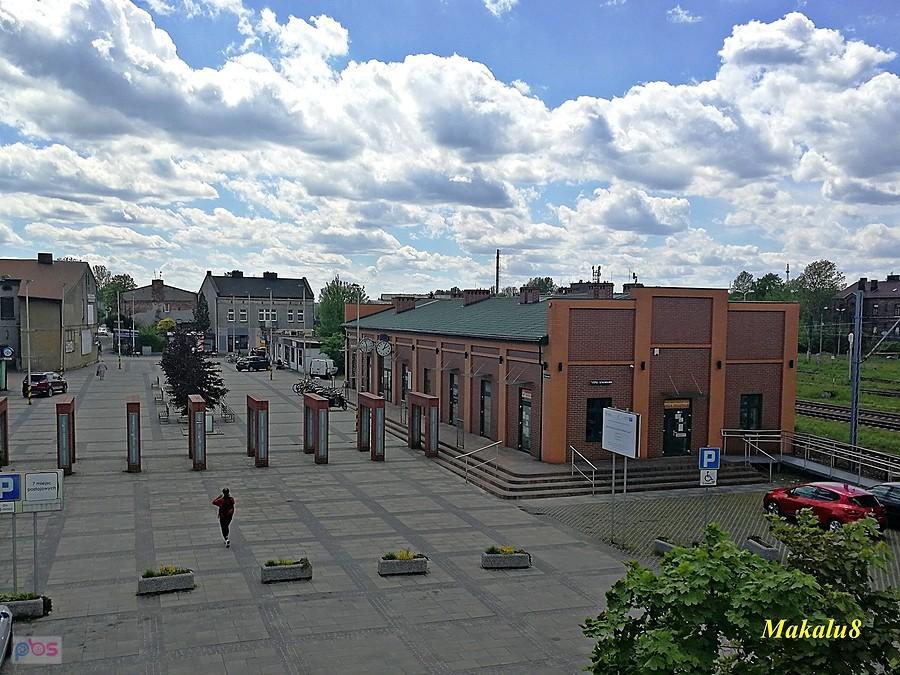 Dworzec w Łazach.