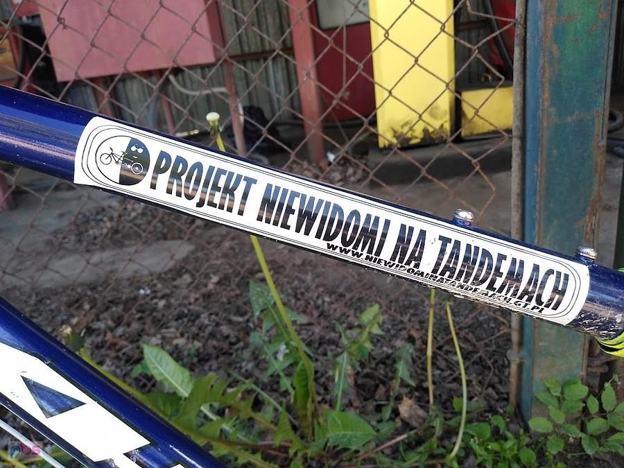Niewidomi na tandemach