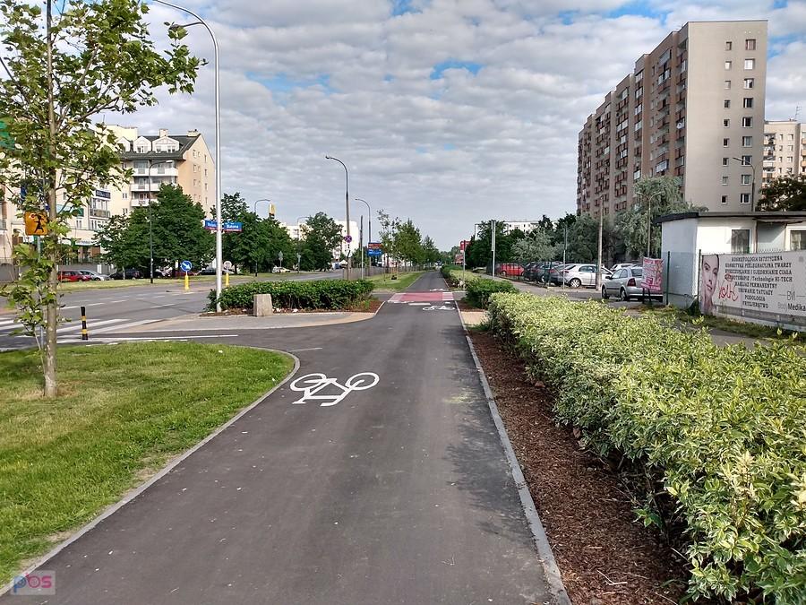 Nowy fragment ddr na Wrocławskiej