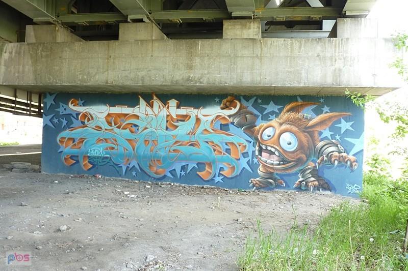 świetne graffiti