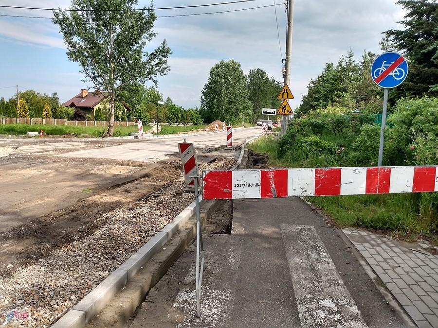 Koniec jazdy, trzeba przenieść rower