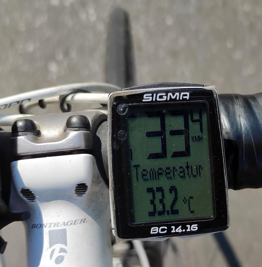 Masakra była, ale prędkość w tym momencie na szczęście była wyższa niż temperatura