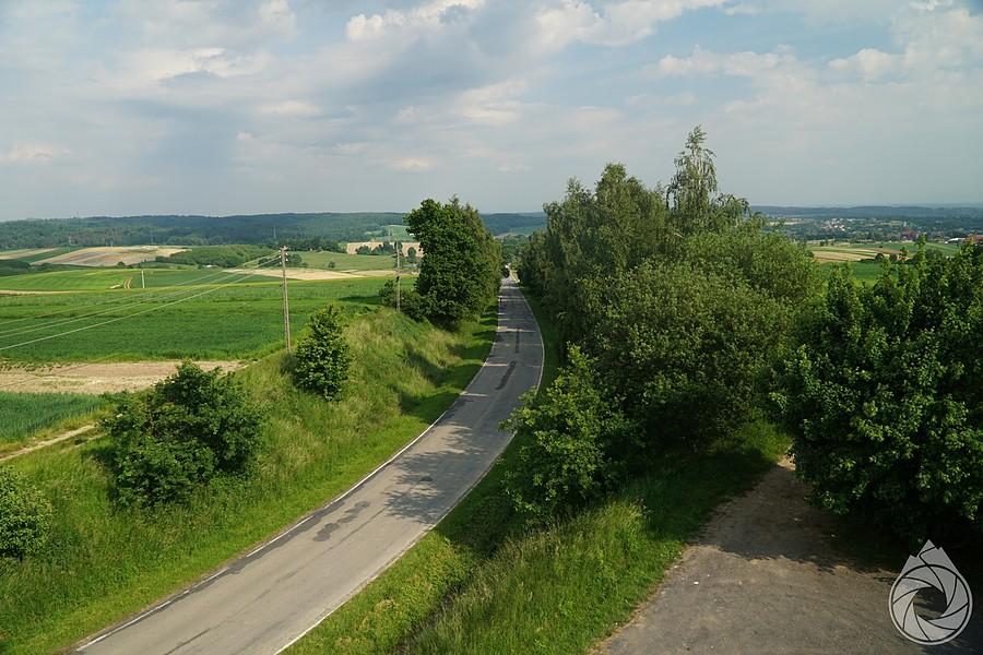 z punktu widokowego na Pogrzebieniu