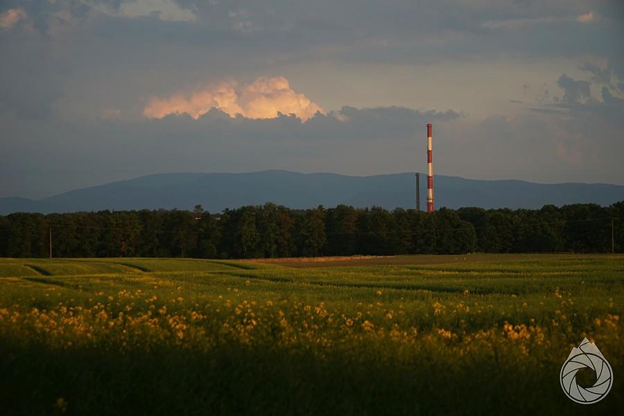 kominy pszczyńskie z B.Śląskim w tle