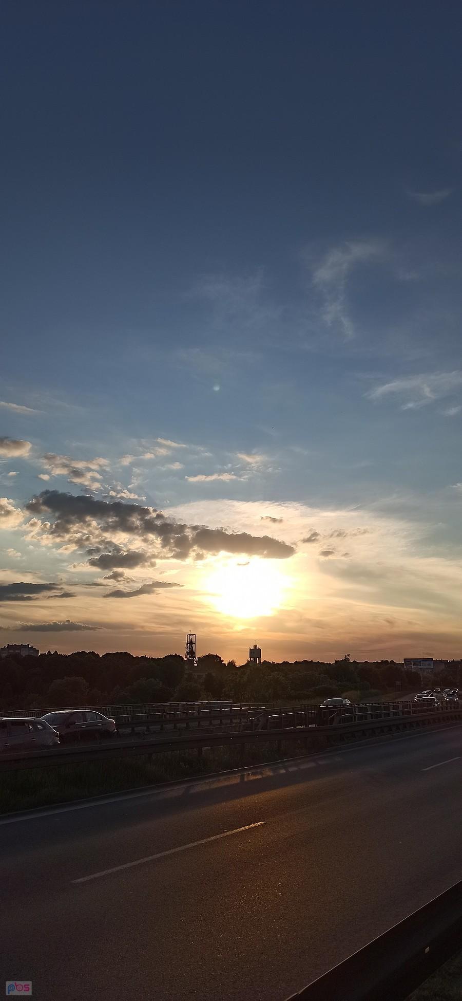 Zachód słońca nad Bytomiem...