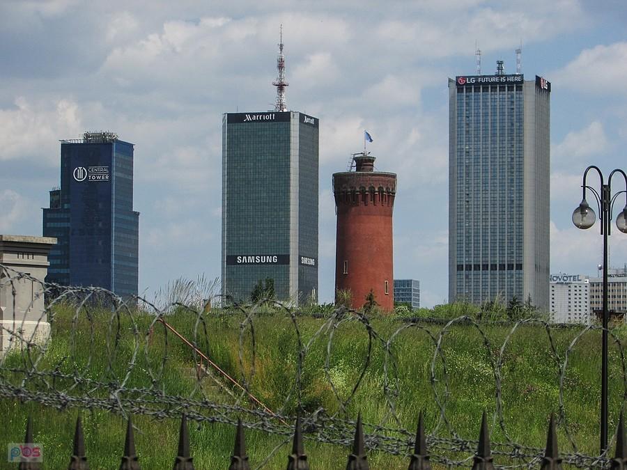 Widoczek przez Filtry Warszawskie