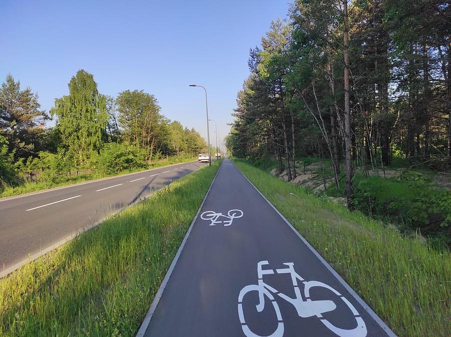 Rowerówka przy Hucie Katowice