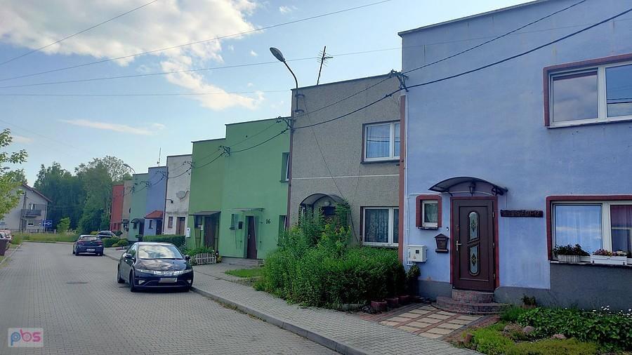 Zabrze, kolorowe domy przy Łaskiego
