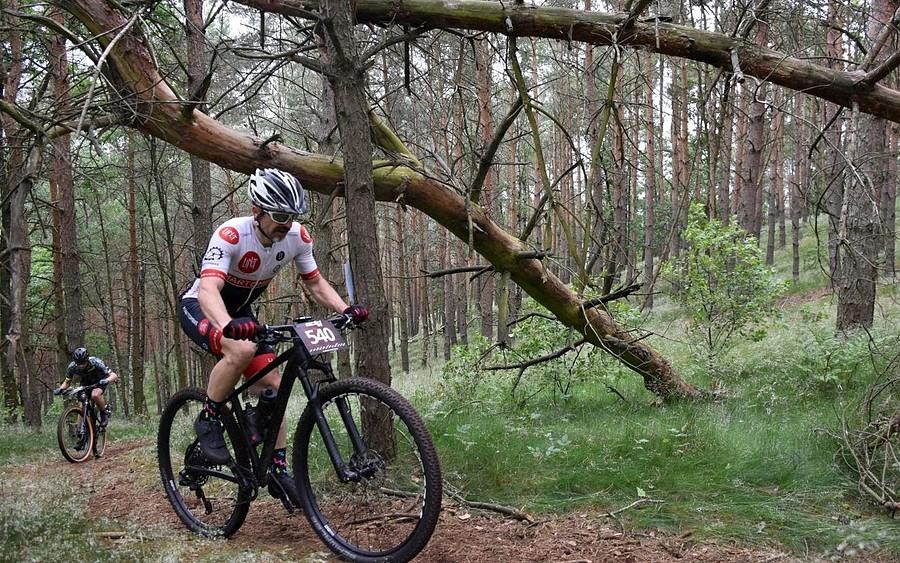 Ten podjazd na najwyższy punkt (145m) daje w kość