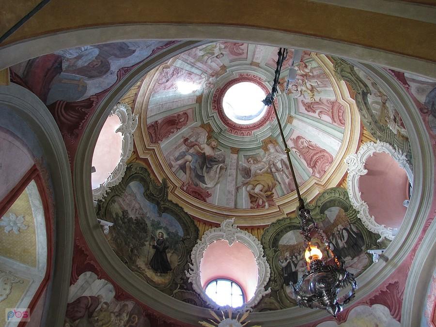 Jędrzejów - sklepienie kaplicy bł. Wincentego Kadłubka