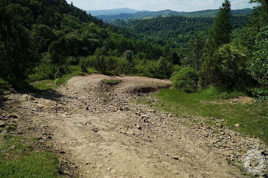 poooooooooodjazd z widokiem nad Jaworki