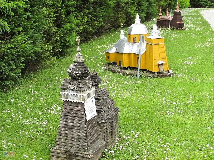 Park miniatur przy cerkwi krynickiej