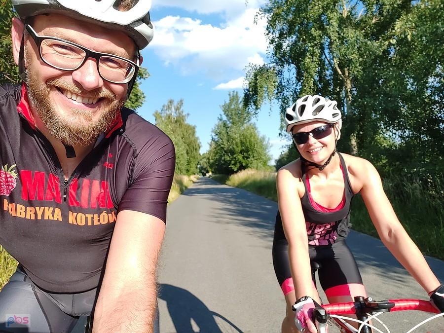 Selfik z Dorotką na trasie