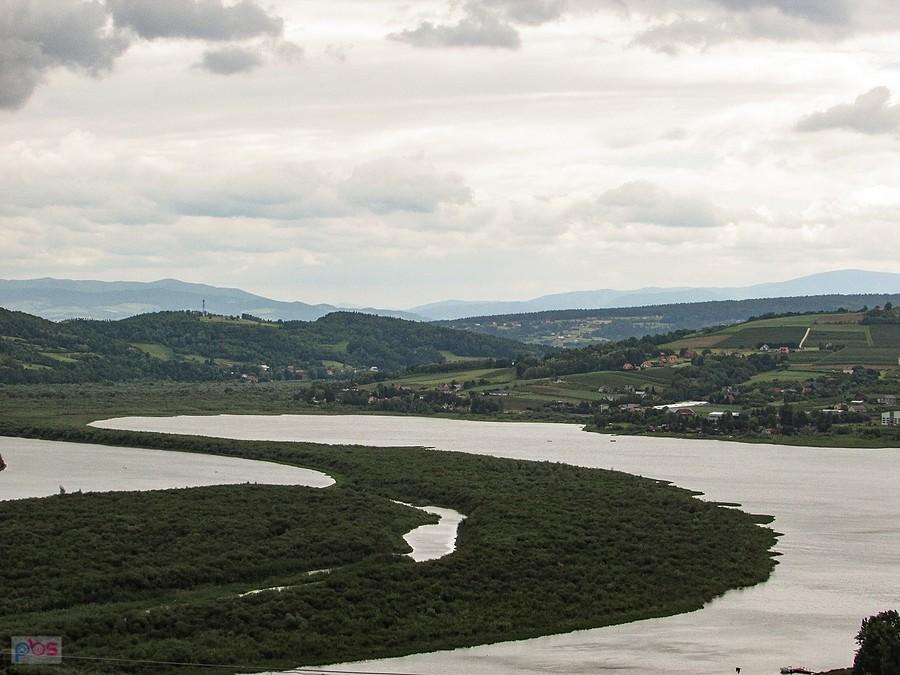 Jezioro Rożnowskie z cofką wygląda jak Amazonka