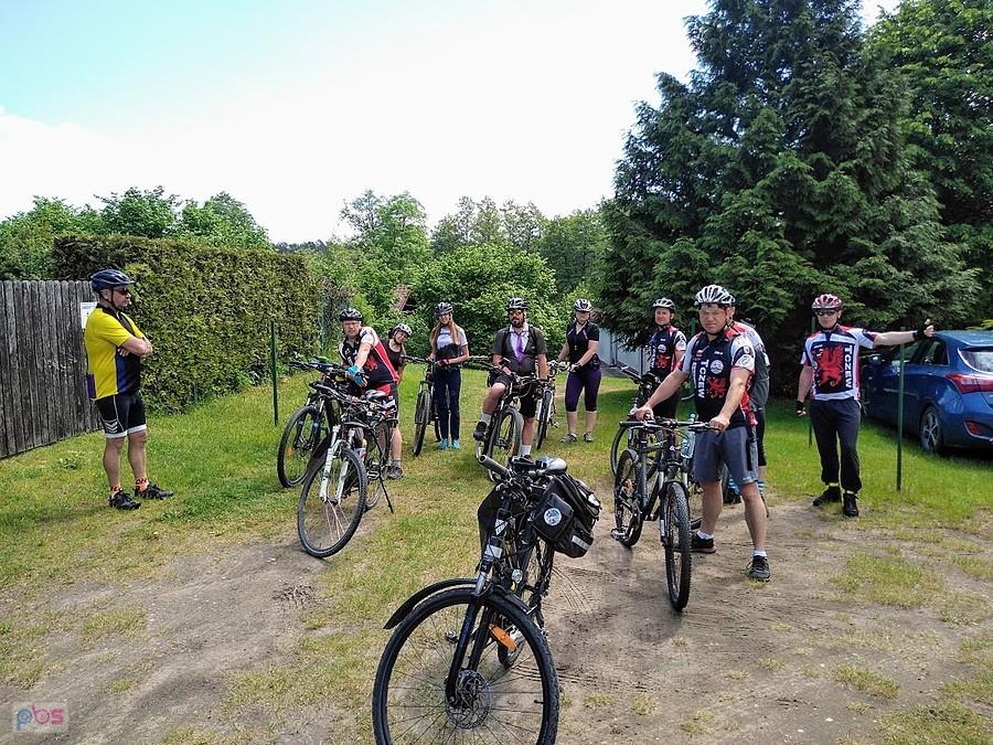 Rowerowa zbiórka -pensjonat "Plusk nad Nidką"