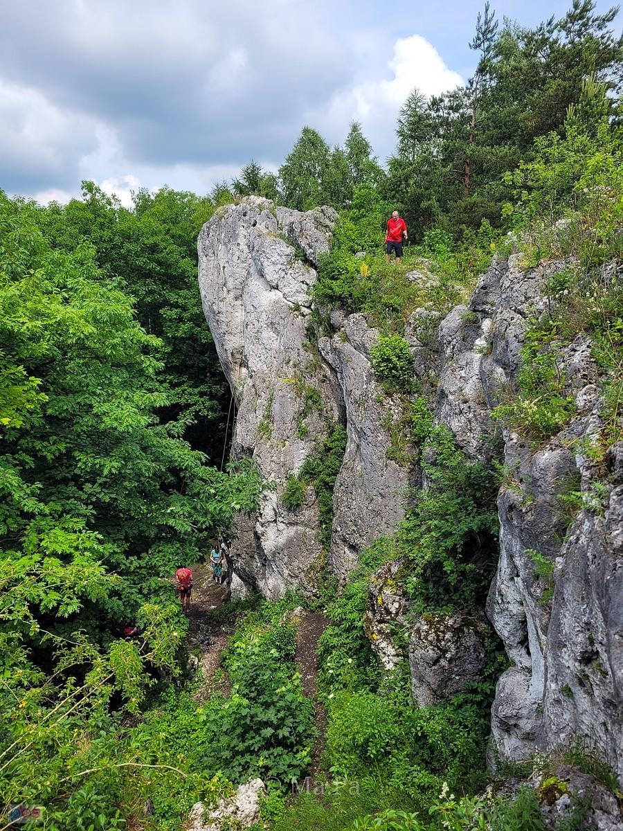 Skały Rajcy i Goździk na nich - foto Daria