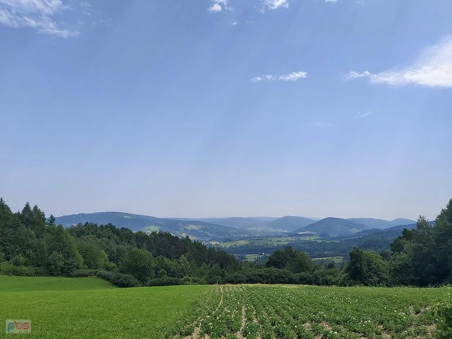 Widok po podjeździe Spod Chełmu