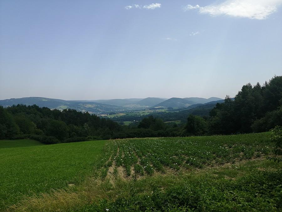 Widoczek ze szczytu.