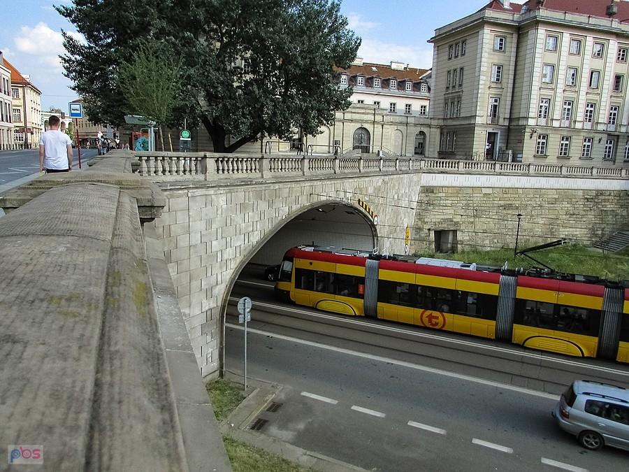 Zachodnia strona tunelu Trasy W-Z