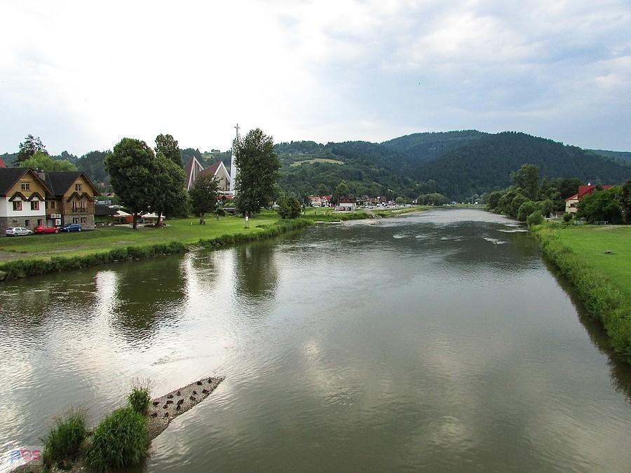 Krościenko - widok z mostu
