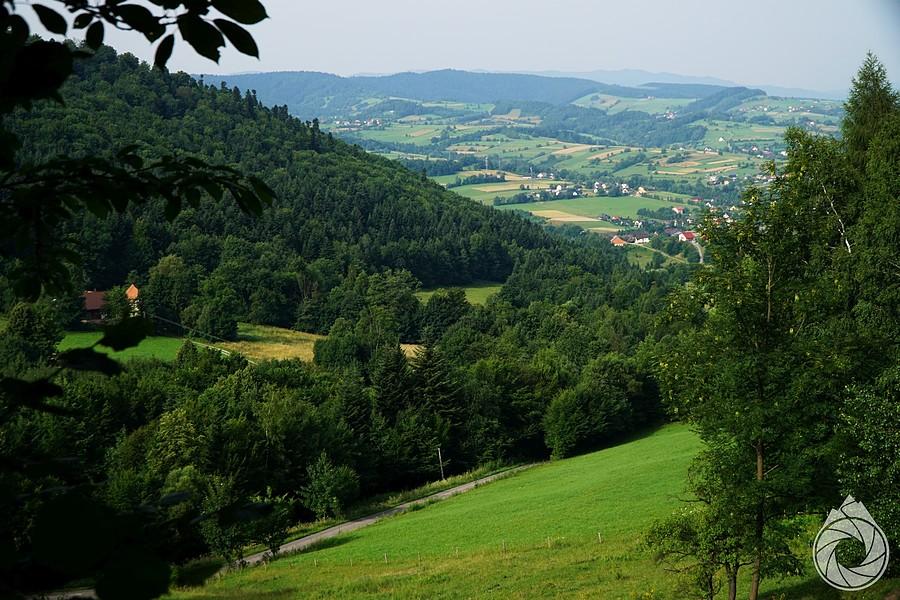 kawałek zjazdu z widokami