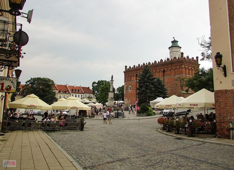 Kawiarenki na sandomierskim rynku