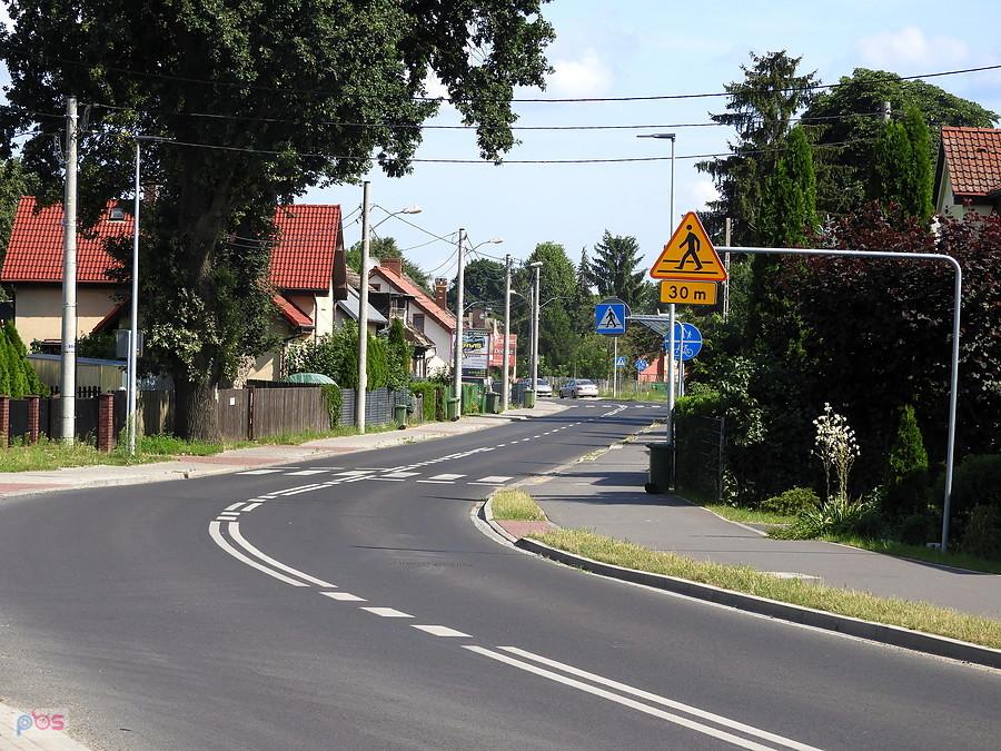 Centrum miejscowości Stolec 20 lipca 21 r.