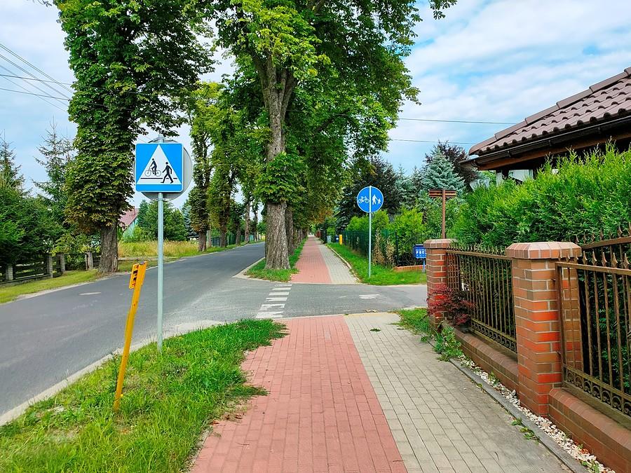 Ścieżka rowerowa w Wołowie