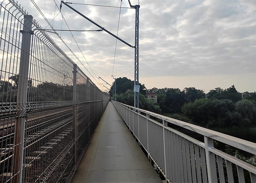 Kładna na Warcie między Dębcem a Starołęką